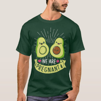 Wir sind schwanger Mamacado Avocado Zukünftige Elt T-Shirt