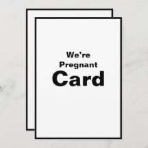 Wir sind schwangere Schwangerschaft Baby Girl Baby