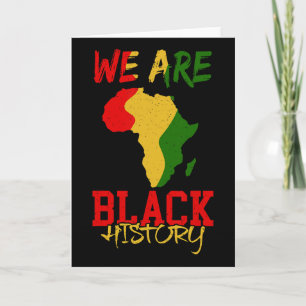 Wir sind Schwarze Geschichte Monat Afrika Karte Af