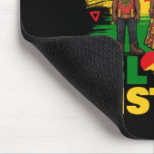 Wir sind Schwarze Geschichte - Schwarze Geschichte Mousepad (Ecke)