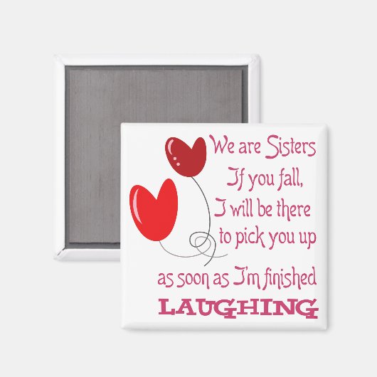 Wir sind Schwestern Magnet (Vorderseite/Rückseite)