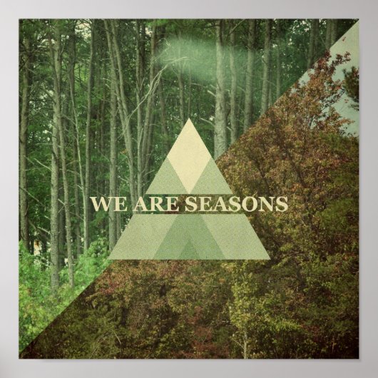 Wir sind Seasons Print Poster (Vorne)