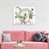 Wir sind Siamesen, wenn Sie möchten Leinwanddruck (Insitu (Wohnzimmer))