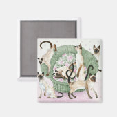 Wir sind Siamesen, wenn Sie möchten Magnet (Vorderseite/Rückseite)