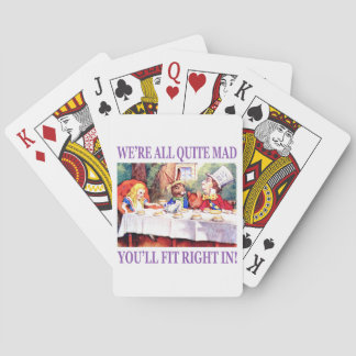 Wir sind, Sie passen nach rechts herein alles Spielkarten