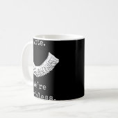 Wir sind skrupellose Frauenrechte Kaffeetasse (Vorderseite Links)