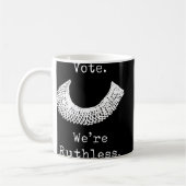 Wir sind skrupellose Frauenrechte Kaffeetasse (Links)
