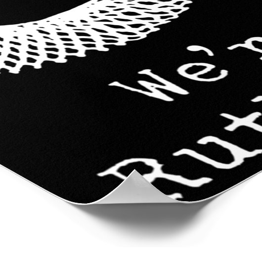 Wir sind skrupellose Frauenrechte Poster (Ecke)