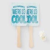 Wir sind so Cool Wiedersehen Monogram Picnic Fächer (Vorne und Hinten)