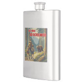 Wir sind so gesäuberte Bärenwanderungen Flachmann (Links)