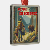 Wir sind so gesäuberte Bärenwanderungen Ornament Aus Metall (Rechts)
