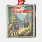 Wir sind so gesäuberte Bärenwanderungen Ornament Aus Metall (Links)