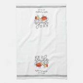 Wir sind so Gouda Zusammen Niedlicher Funny Cheese Geschirrtuch (Vertikal)