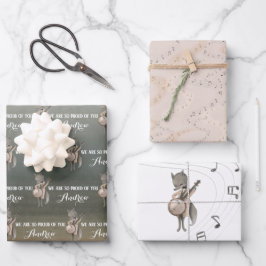 Wir sind so stolz auf dich, die Blätter zu umhülle