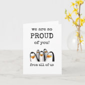 Wir sind so stolz auf Sie, von uns allen, Glückwün Karte (Gelbe Blume)
