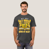 Wir sind Sollevare Retro Maskottchen Schule Cheeri T-Shirt (Vorne ganz)