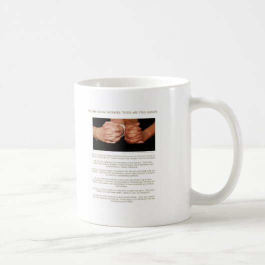 Wir sind Sozialarbeiter Kaffeetasse (Rechts)