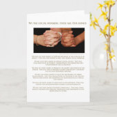 Wir sind Sozialarbeiter Karte (Gelbe Blume)