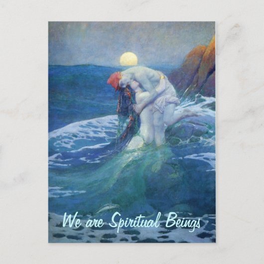 Wir sind spirituelle Postkarte (Vorderseite)