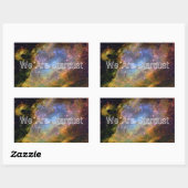 Wir sind Stardust-Aufkleber Rechteckiger Aufkleber (Blatt)