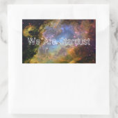 Wir sind Stardust-Aufkleber Rechteckiger Aufkleber (Tasche)