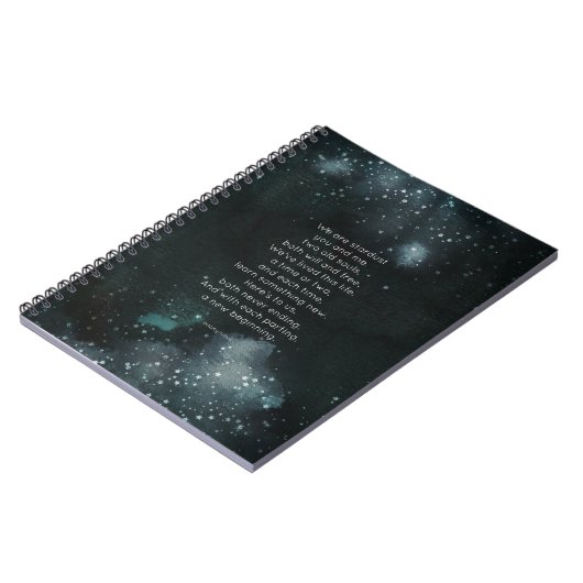 Wir sind Stardust-Notizbuch Notizblock (Linke Seite)