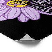 Wir sind stark - Unterstützung des Bauchspeicheldr Poster (Ecke)