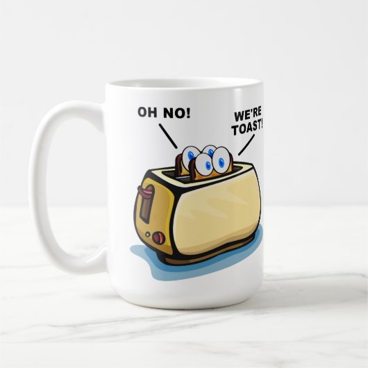 Wir sind Toast-Tasse Kaffeetasse (Links)