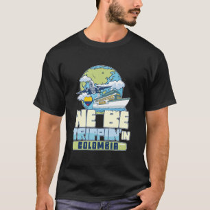Wir sind Trippin in Kolumbien Familie Urlaub Reise T-Shirt