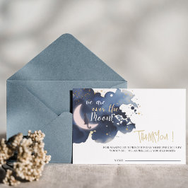 Wir sind über dem Mond, der Babyduschmond, dank de