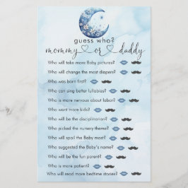 Wir sind über dem Mond Junge Dusche "raten Sie, we