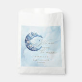 Wir sind über dem Mond und haben eine Babydusche Geschenktütchen (Vorderseite)