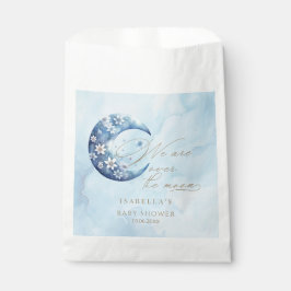 Wir sind über dem Mond und haben eine Babydusche Geschenktütchen