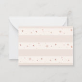 Wir sind über dem Mondteddy-Bärentaucherrudel Mitteilungskarte (Rückseite)