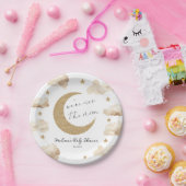 Wir sind über den Mond Boho Himmels-Baby-Party Pappteller (Party)