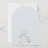 Wir sind über der Elefantendusche des Mondes Einladung (Rückseite)