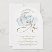 Wir sind über der Elefantendusche des Mondes Einladung (Vorderseite)