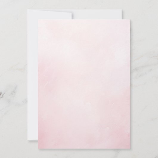 Wir sind über der Mond Girl Dusche Einladung (Rückseite)