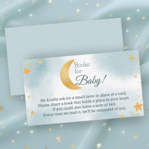 Wir sind über die Mondbücher für Baby Boy Baby Sho