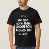 WIR SIND ÜBER IHM MEHR ALS KONQUEROREN 8 37 T-Shirt (Vorderseite)
