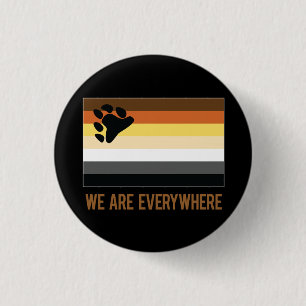 Wir sind überall Knopf (Bär) Button