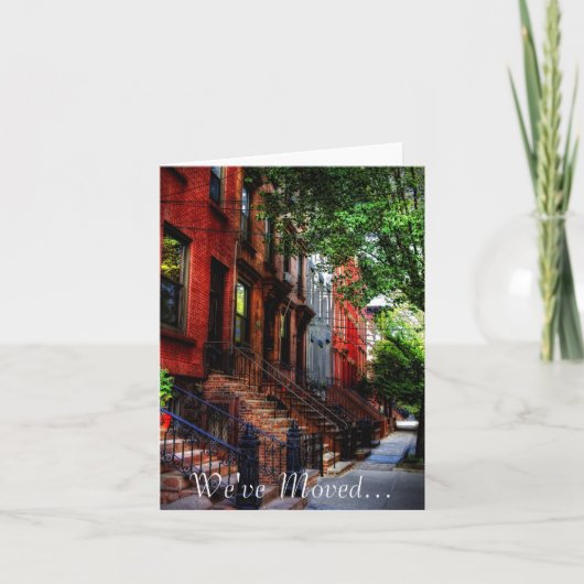 Wir sind… umgezogen ankündigung (Vorderseite)