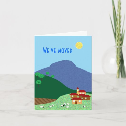 Wir sind umgezogen ankündigung (Vorderseite)