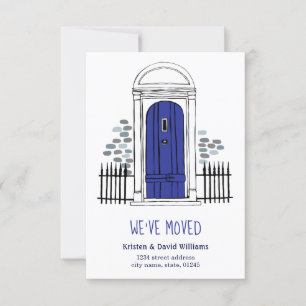 Wir sind umgezogen - Ankündigung über die Blaue Tü