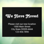 Wir sind umgezogen. Besuchen Sie bitte unseren neu Fensteraufkleber (Blatt 3)