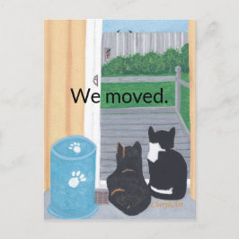 Wir sind umgezogen, Cat Lovers Postkarten