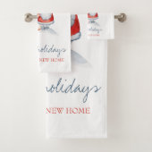 Wir sind umgezogen, der Pinienbaum des Weihnachtsm Badhandtuch Set (Insitu)