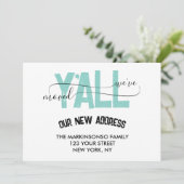 Wir sind umgezogen Eure Umzugsankündigung Einladung (Stehend Vorderseite)