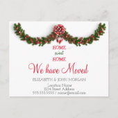 Wir sind umgezogen, Holly Berry Branches, Zuhause Ankündigungspostkarte (Vorderseite)