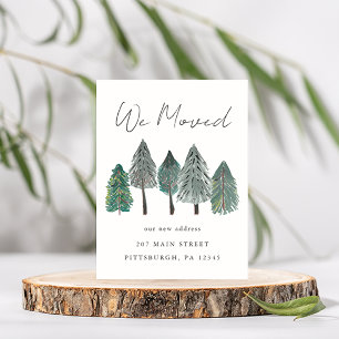 Wir sind umgezogen Mitteilung über Adressänderung  Postkarte